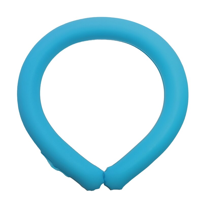 Summer Neck Cooling Ring Neck Cooler Ice Pack,Neck Cooling Ring Summer Heatstroke Prevention Ice Cushion Tube: Blue