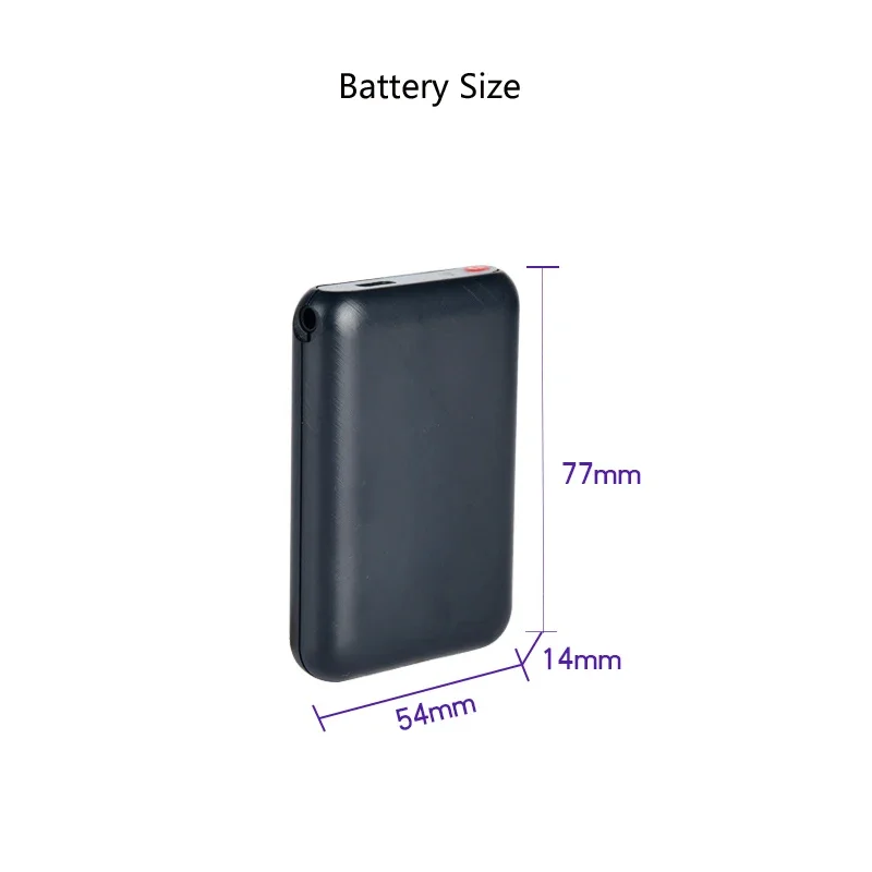 Winter Heated Socks Batteries 7.4V 3000mah 5V 5000mah Li-Polymer Battery Packs For Warm Gloves Clothes Hat Charger Power Bank