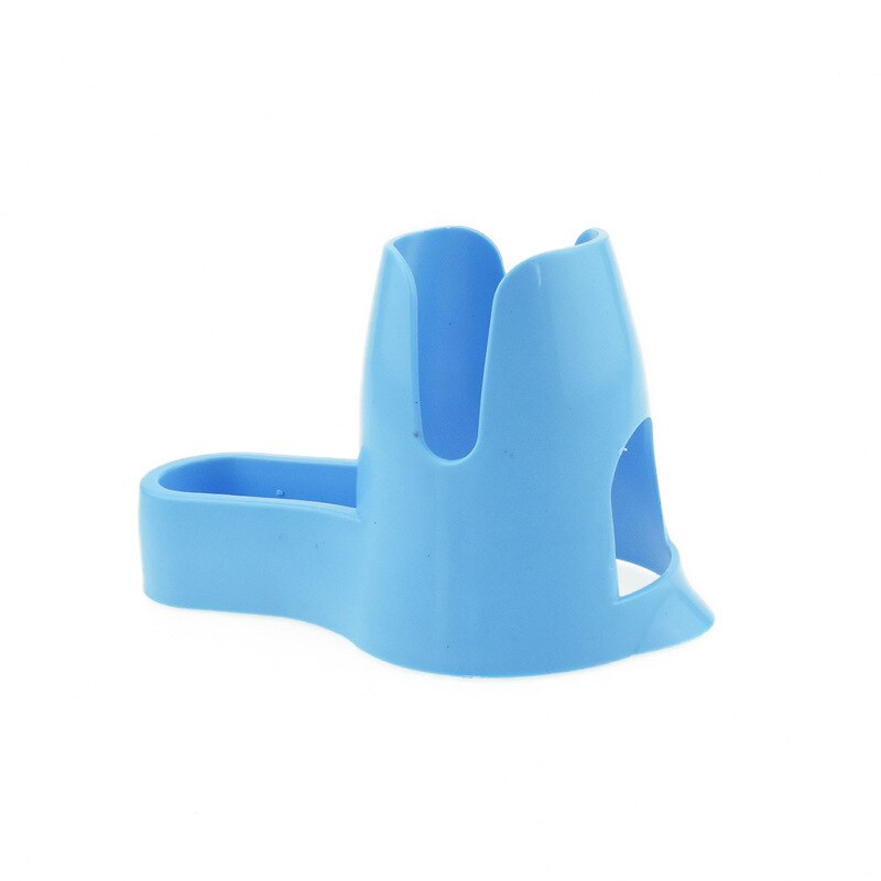 Hamster Water Bottle Small Animal Pet Guinea Rat Mouse Drinking Fountain Animal Feeding Device Hamster Food Container Case: Blue bowl
