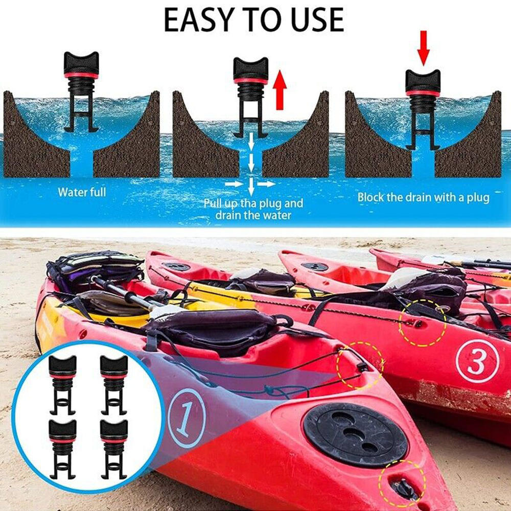 Nylon Boat Drain Plug Replacement for Marine Yacht Raft with 19mm Coarse Thread Standard Size Drain Bung Kayak Canoe Accessories