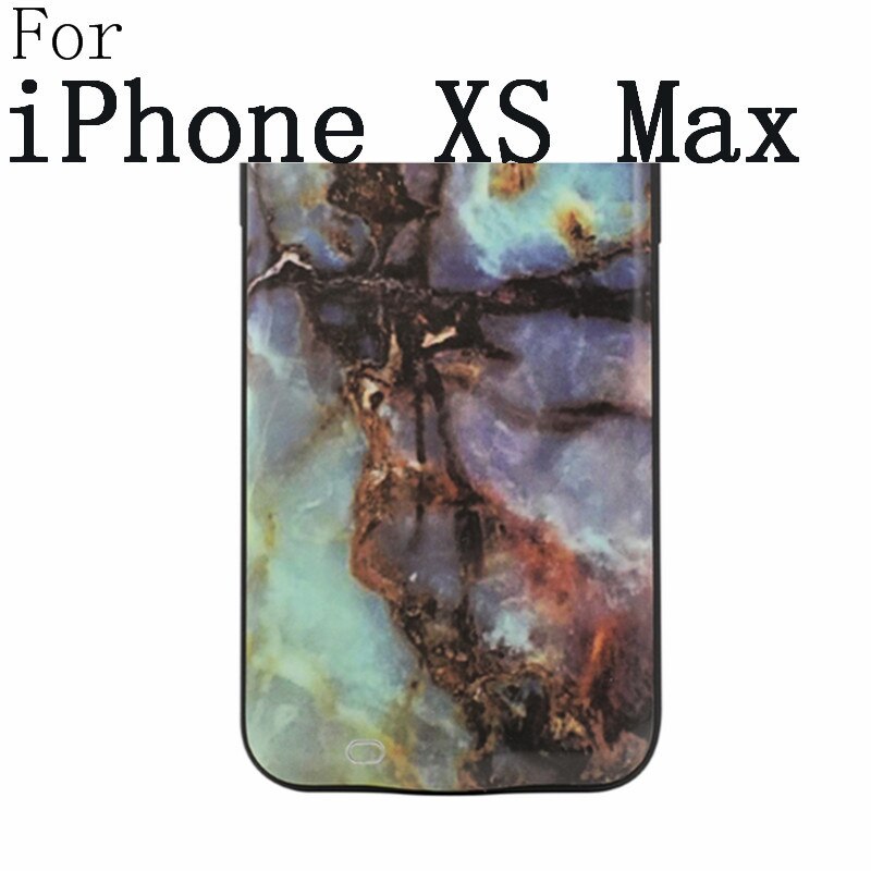 Smart External Battery Charger Case For iPhone 11 Pro X XR XS Max marble Power Bank charging case for iPhone 6S 7 8 Plus SE: XS MAX-LSDLS