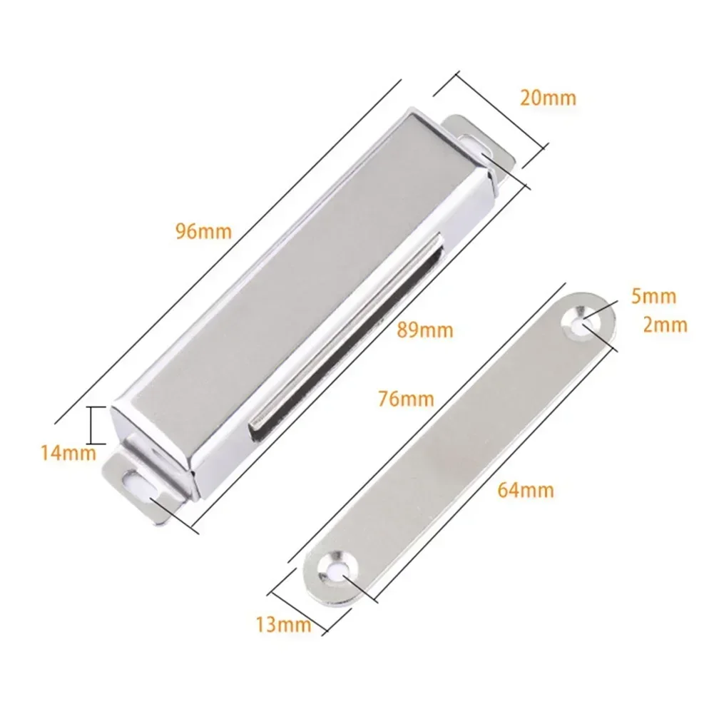 Magnetische deurvanger Sterke, zware kastvangsten Kast Garderobemagneten Deurgrendel Catch Meubelstopper Hardware: Bronze