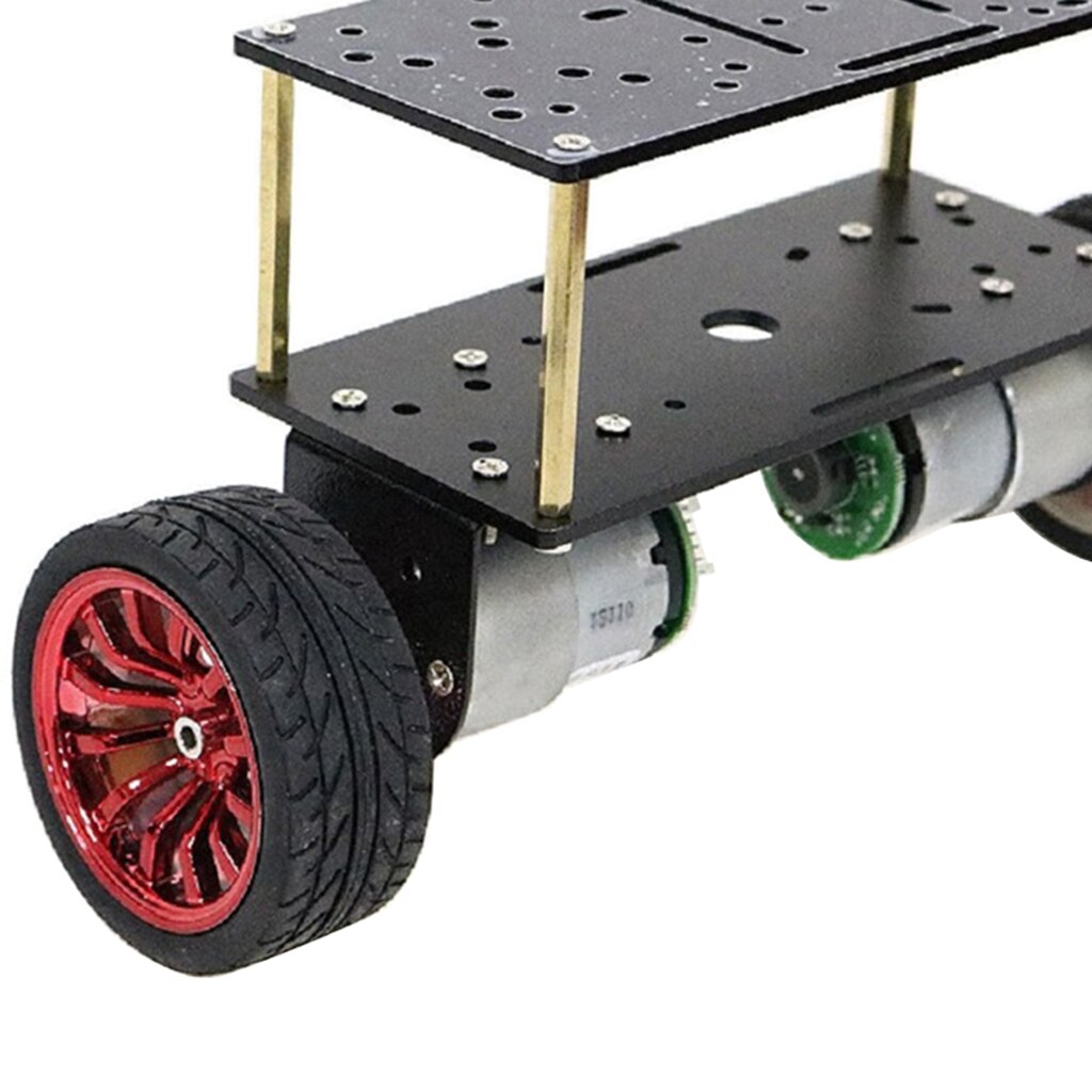DC 12V Motor Double-deck 2-Wheeled Smart Robot Balancing Vehicle Chassis