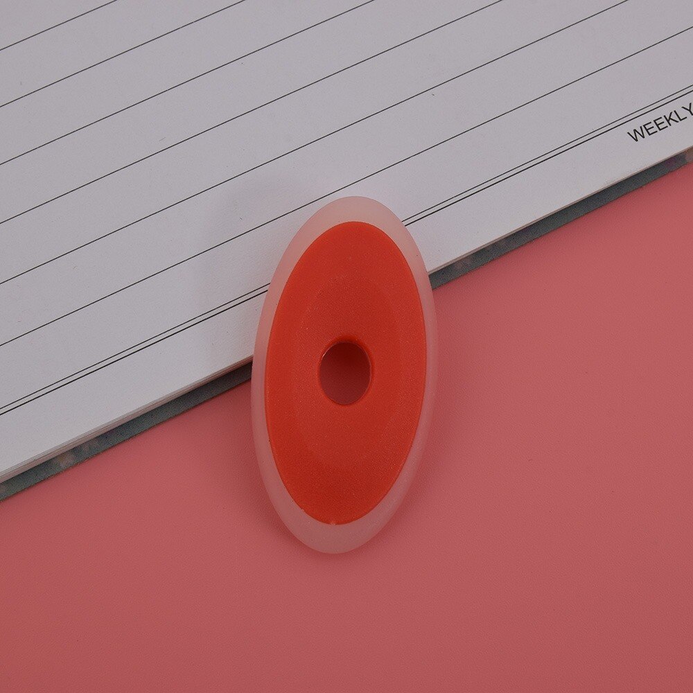 Ovale Rubber Gum Uitwisbare Pen Gel Speciale Gum Student Briefpapier Gum Materiaal Escolar Voor Kids Correctie Supplies: Rood