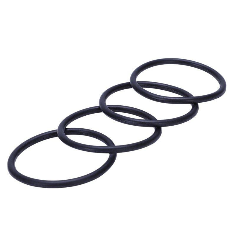 10 Pcs 38mm x 3.5mm x 31mm Flexible Rubber O Ring Gasket Washer Black