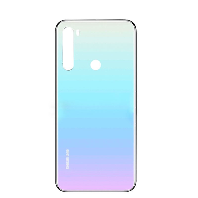 Pour Xiaomi Redmi Note 8 Pro couvercle de batterie panneau arrière en verre boîtier de porte arrière remplacer pour Redmi Note 8 couvercle de batterie arrière: Note 8 White