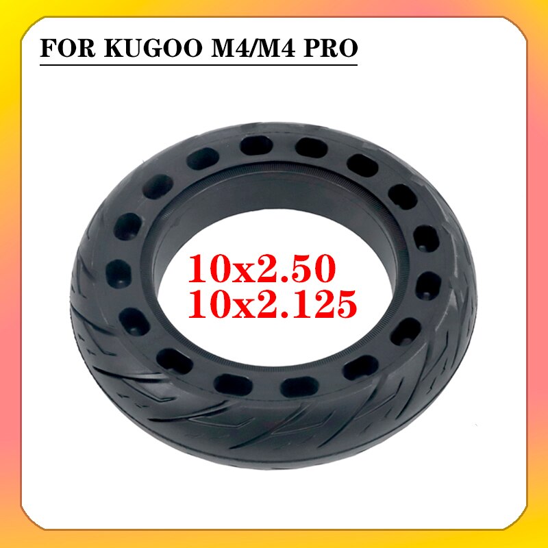 Voor Kugoo M4 Superieure Massief Rubberen Band Elektrische Scooter Cellulaire Banden Honingraten Effen Band Rubber