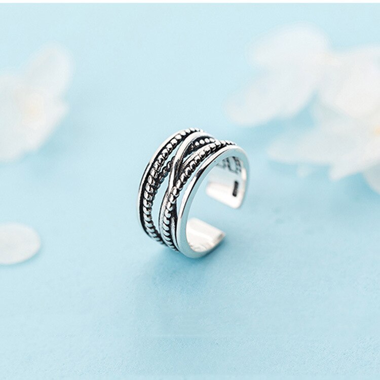 Sommer Strand Offener Ketten Ringe für Frauen Mädchen Einstellbare Finger Ring Charme Schmuck