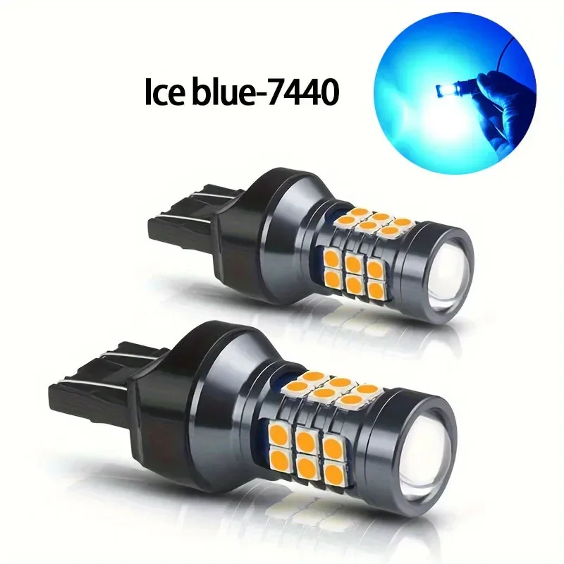 Ampoule de clignotant de voiture LED, feu de signalisation universel haute luminosité, voyant d'avertissement, lumière de sécurité nocturne, pièces de feu de signalisation de voiture: YELLOW / 5000k