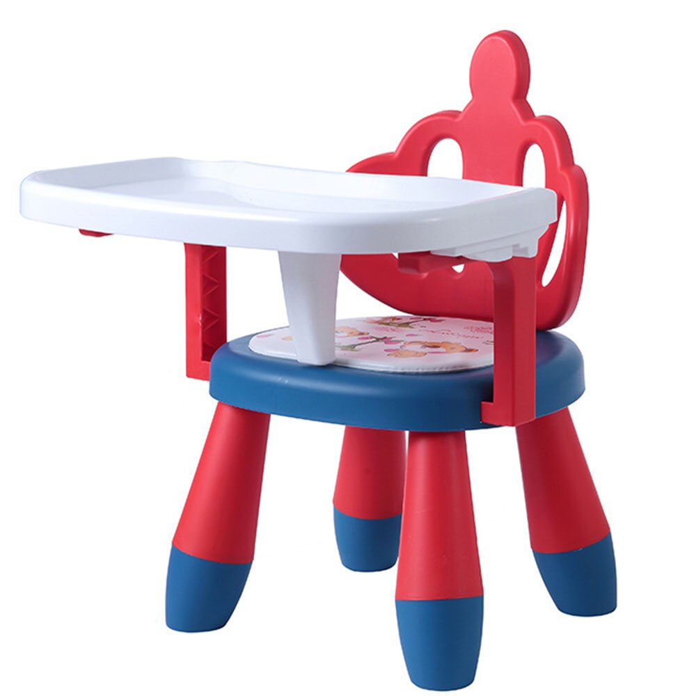 Kind Kruk Baby Eten Eetkamerstoel Baby Call Stoel Achterbank Familie Kleine Bench Lage Eettafel En Stoel: Blue and red crown