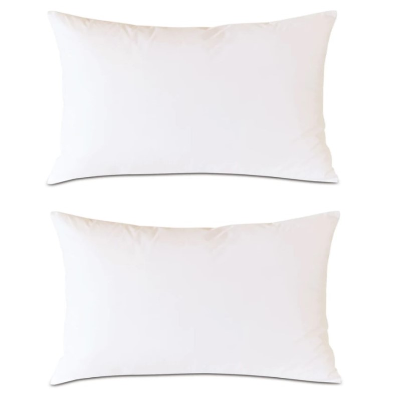 2PCS 30x50cm 45x45cm 50x50cm Throw Pillows Insert Cushion Inner Soft Fluffy Plump Stuffer Cushion Pads White Pillow Insert