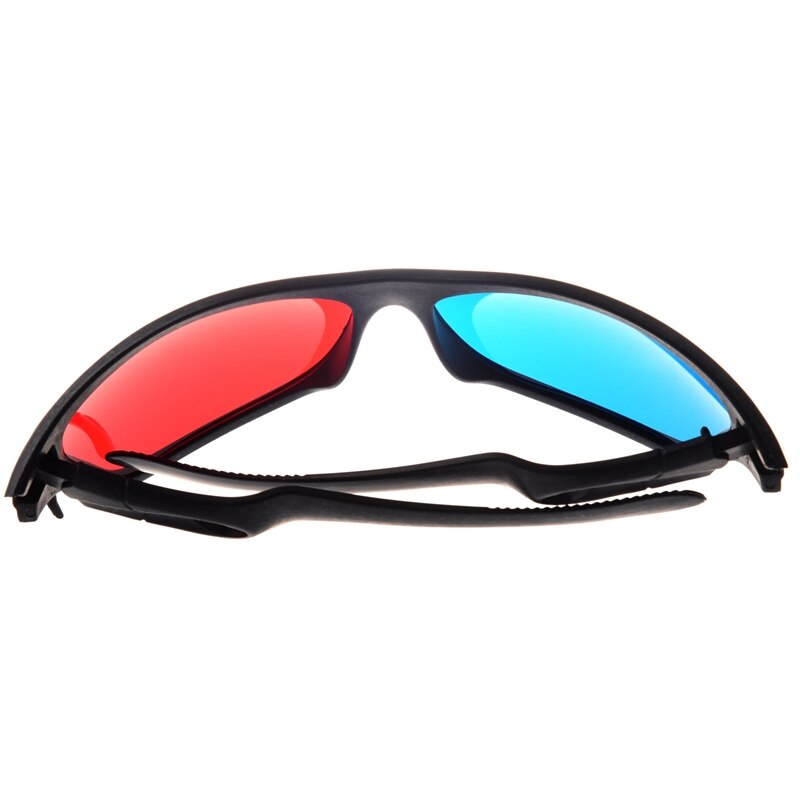 Rood-Blauw/Cyaan Anaglyph Eenvoudige Stijl 3D Bril 3D Movie Game (Extra Upgrade Stijl)