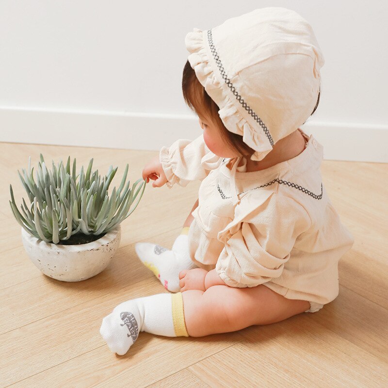 Frühling und Herbst freundlicher Socken Karikatur Abgabe Nicht-Unterhose Baby Mädchen Boden Socken Kleinkind Socken Komfortable Jungen Socken
