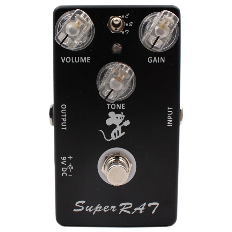 Mosky Super Rat guitare effet pédale fait à la main trois effets de classique Rat distorsion Boost & MOSKY démon TS808 Tube Screamer