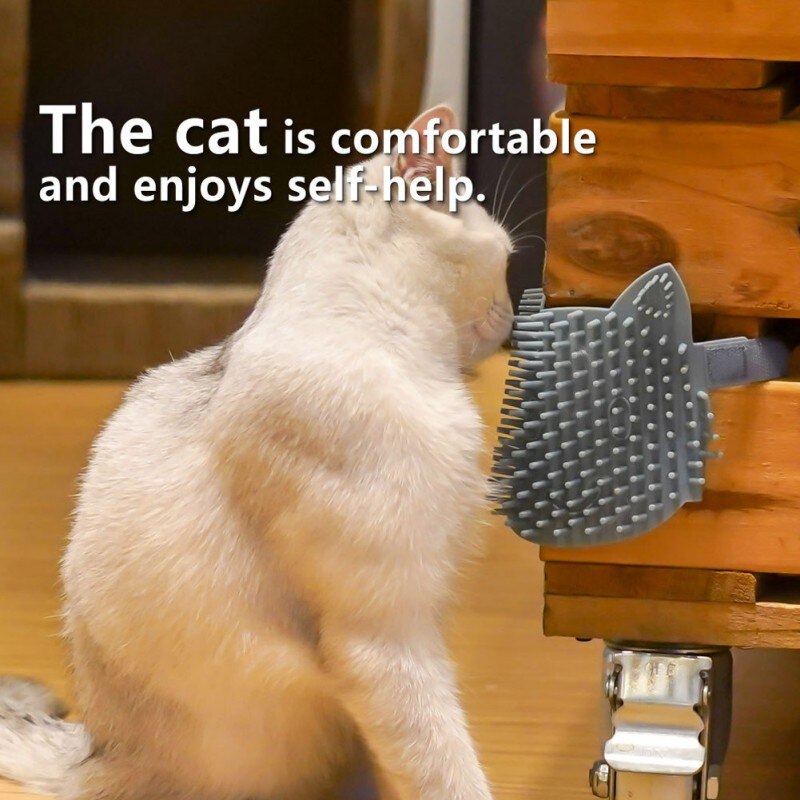 Cat Self Groomer Wall Corner Massage Comb Cat Corner Groomer Brush Handheld Cats Comb Cat Grooming Supplies