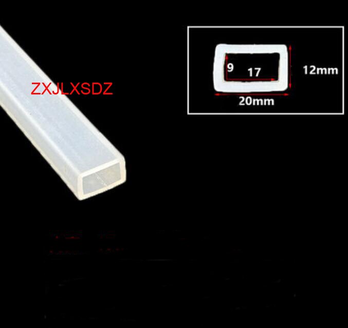 Silicone square tube sleeve high temperature resistant package profile hollow square tube silicone square sealing strip: Type 16
