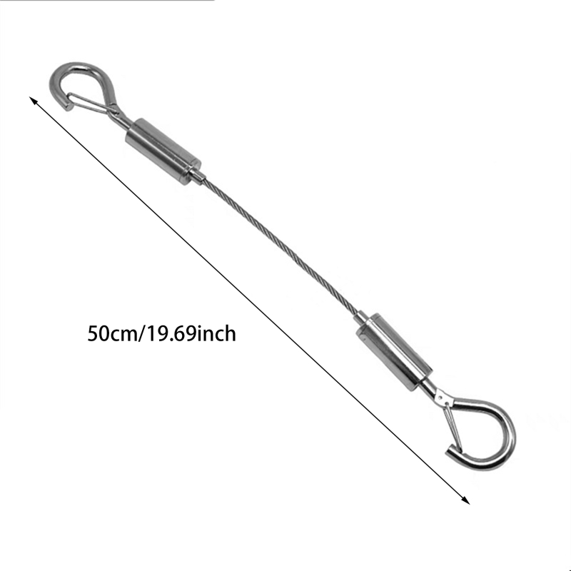 Marinetech roestvrijstalen wantspanner vork-vork - GW M6, lengte 150-220mm