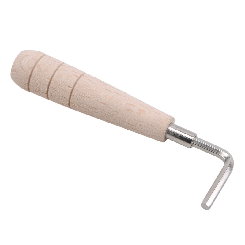 Guitar Wrench Allen Key Wooden Handle Luthier Tool 4mm Truss Rod Guitar Adjustable Wrench