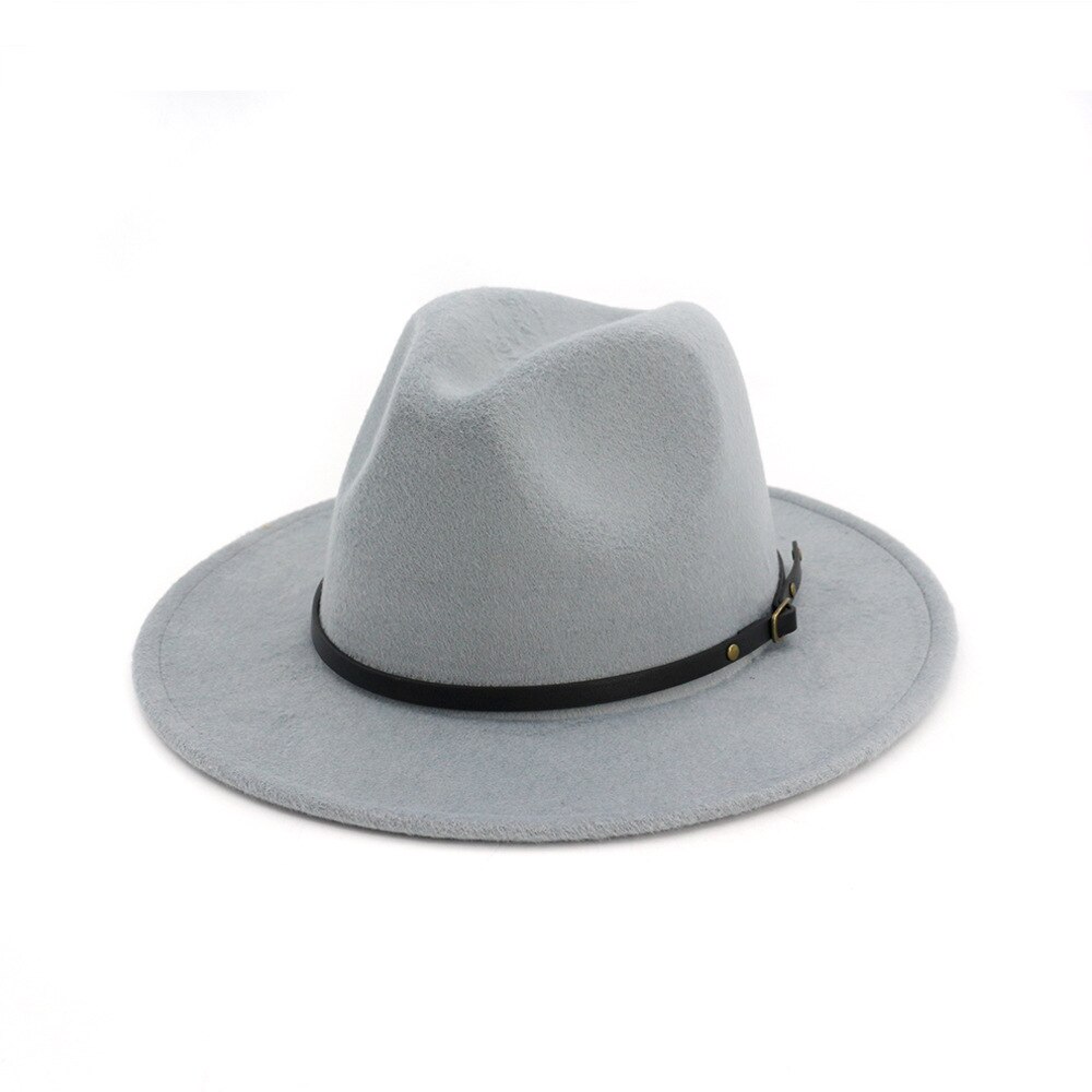 Fedora Hat Women Men Autumn Winter Vintage Felted Jazz Top Hats Ladies Trend Party Wedding Performance Cap Sombreros De Mujer