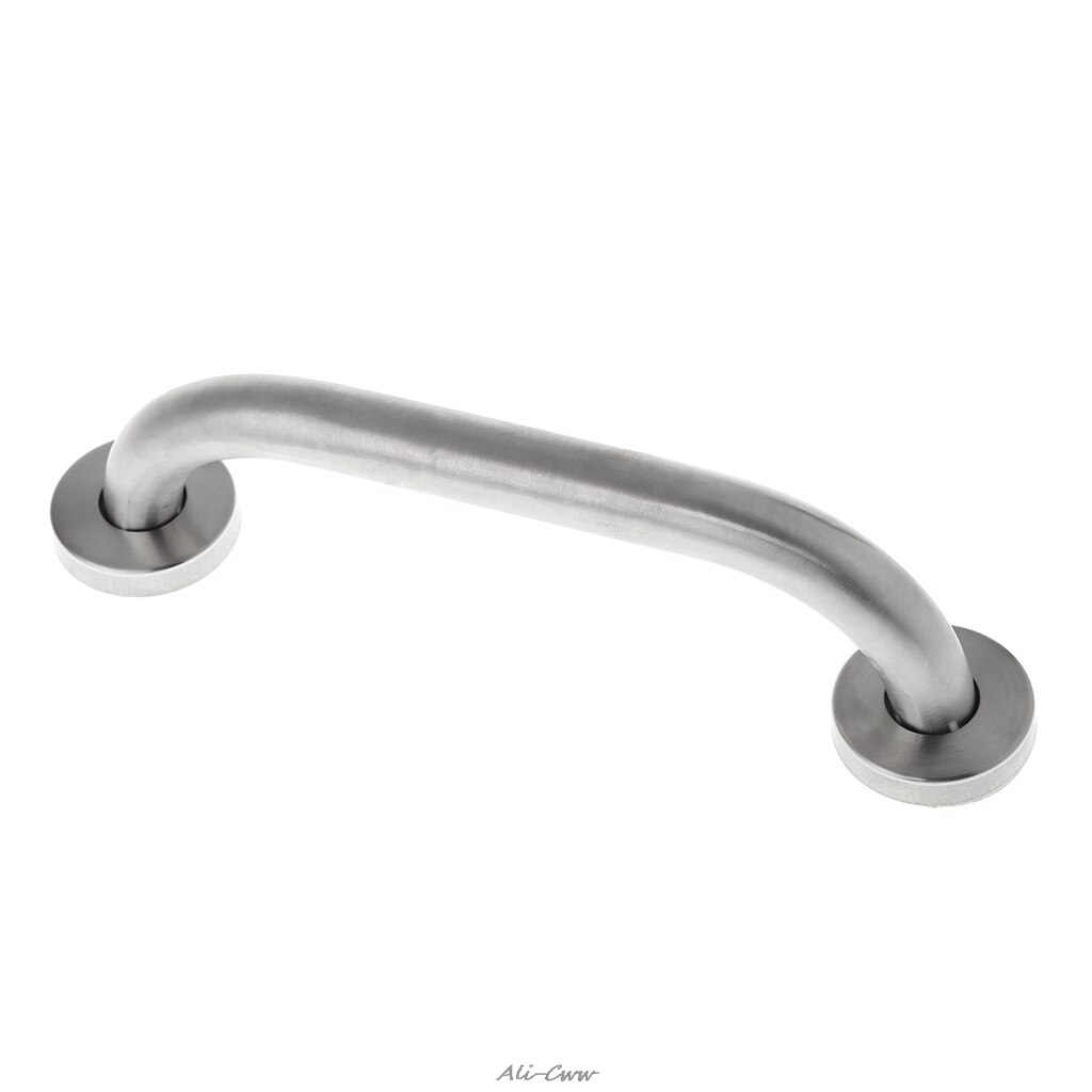 Barra de agarre de pared de acero inoxidable, barra de seguridad con soporte para ducha de baño, 20cm, barandilla para toallas,