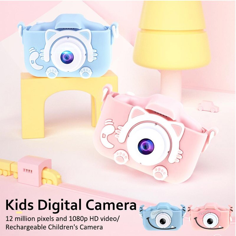 Kids Camera Mini Mooie Kat Digitale Foto Camera Hd Kids Digitale Camera Voor Digitale Camera Met Video Video Camera 'S Kids