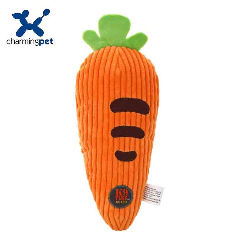 Charmingpet hond hond speelgoed fruit huisdier speelgoed huisdier Duurzaamheid Chew & training Squeak Speelgoed: carrot