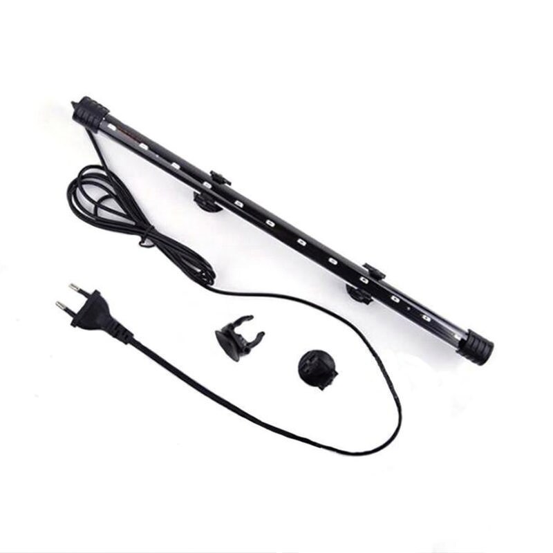 Luz LED redonda T4LED para acuario, lámpara de paisajismo, cuentas de iluminación, luz fluorescente de buceo, enchufe europeo, 5730