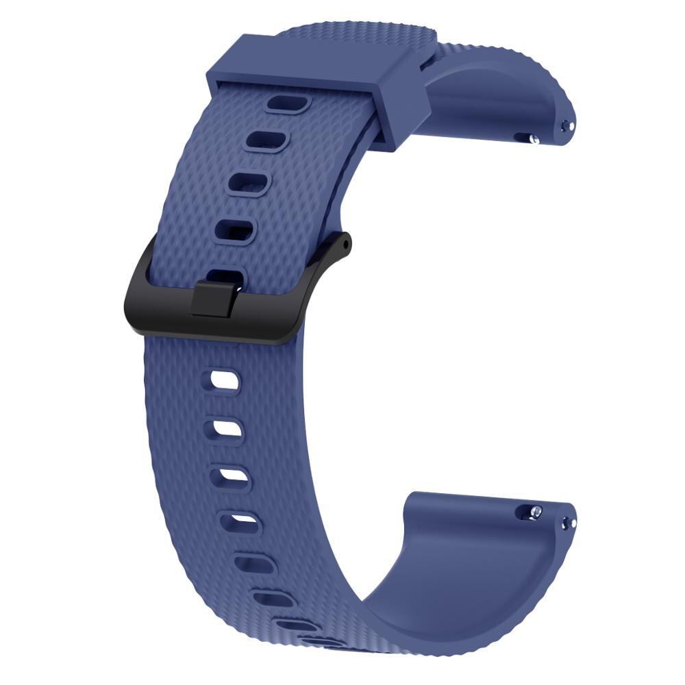Bracelet de montre, 20mm, pour Garmin Vivomove HR venus vivoactive 3 samsung galaxy watch active 2, bracelet hauwei watch gt 2 42mm: navy blue