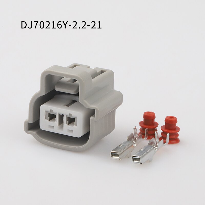 100Sets Sumitomo 2 pin Female Male Connector 6189-077 Engine E-RS Water Temperature Sensor ECT Connector: female full set