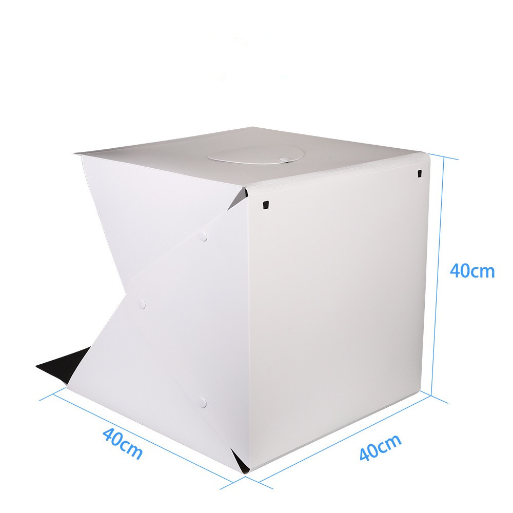 Tabletop 40*40cm Led Light Mini Photo Box Shooting Light Box Softbox Tent Lightbox Soft Box Accessories Lightbox