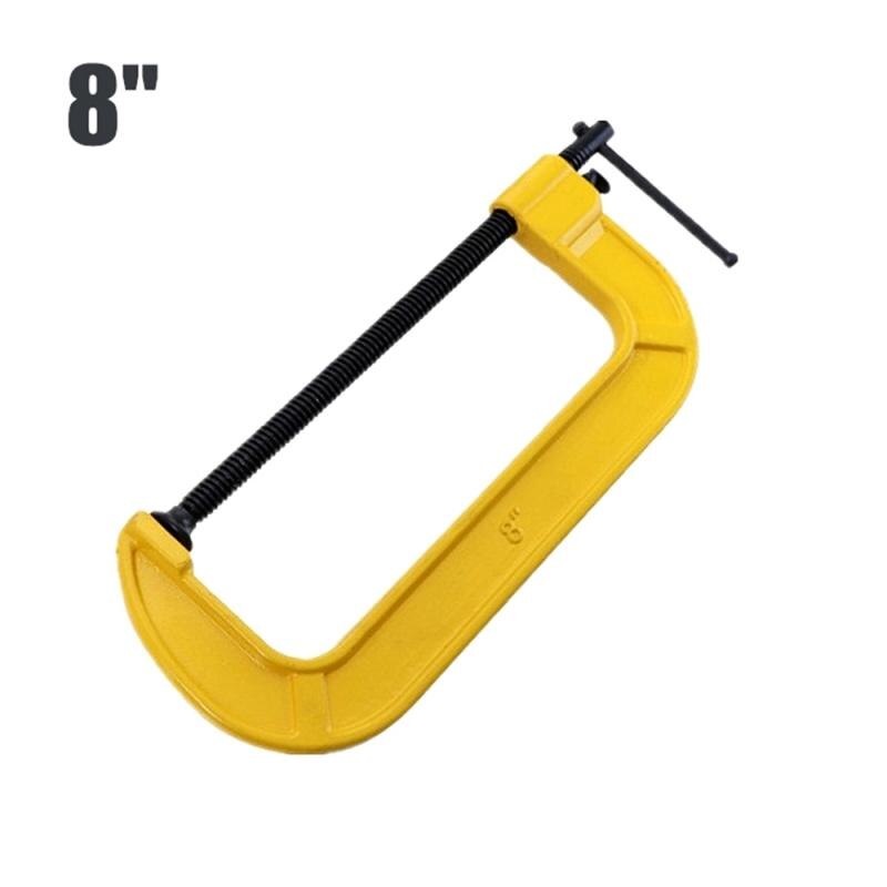Heavy Duty G Clamp,Heavy Duty G Clamp G Type Woodworking Clamp Clamping Device Adjustable Diy Carpentry Gadgets 2inch Hardware Tools - View #8