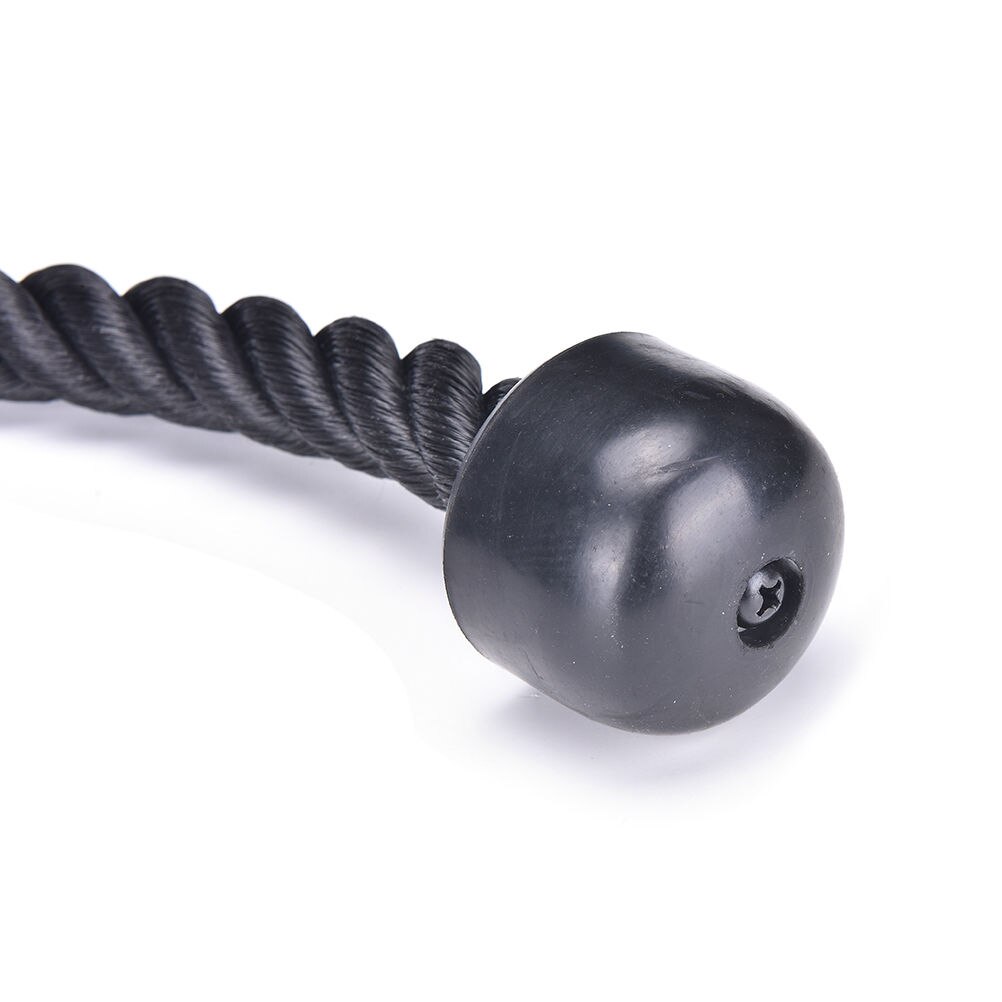 Tricep Rope Push Pull Down Cord For Home Gym Fitness Crossfit Abdominal Crunches Cable Attachment Exercise Training Equipment