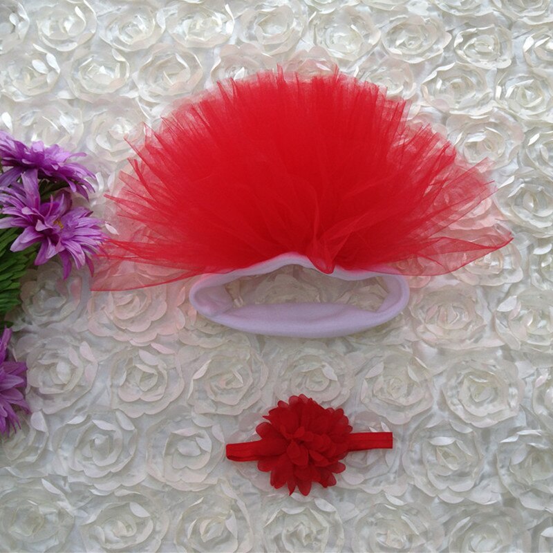 0-3 m tutu rok baby is 12 soorten kleur van een buste van nepotisme hoofdtooi bloem mode creatieve fotografie kleding pictures: Rood
