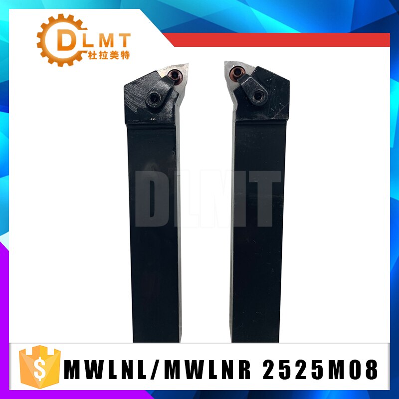 External Grooving Turning Lathe Bar Tool Holder Set MWLNL2525M08 MWLNR2525M08
