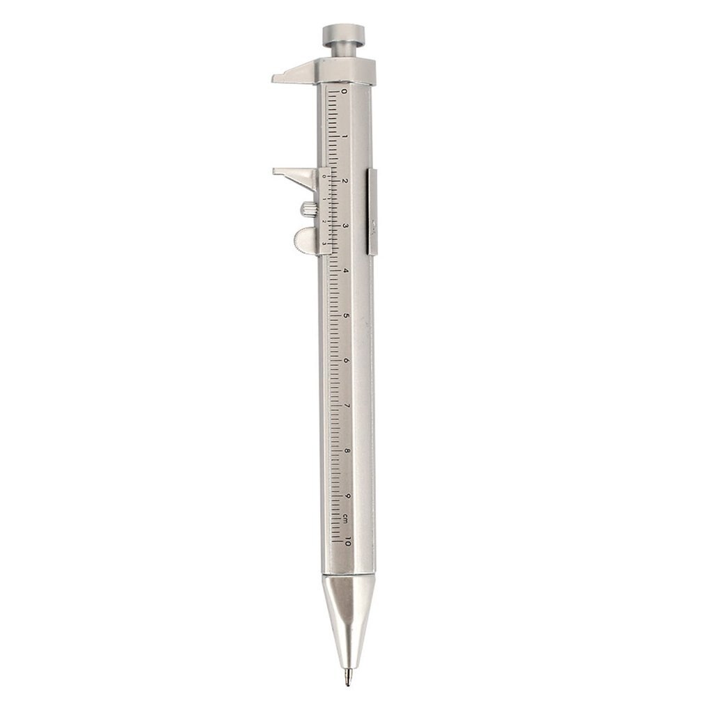 Multifunction Gel Ink Pen Vernier Caliper Roller Ball Pen Stationery Ballpoint Practical Portable ABS