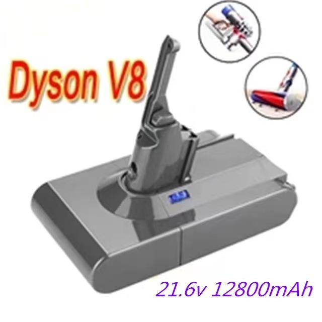 2022 98000mAh 21.6V Battery For Dyson V8 Absolute /Fluffy/Animal/ Li-ion Vacuum Cleaner rechargeable Battery: Red