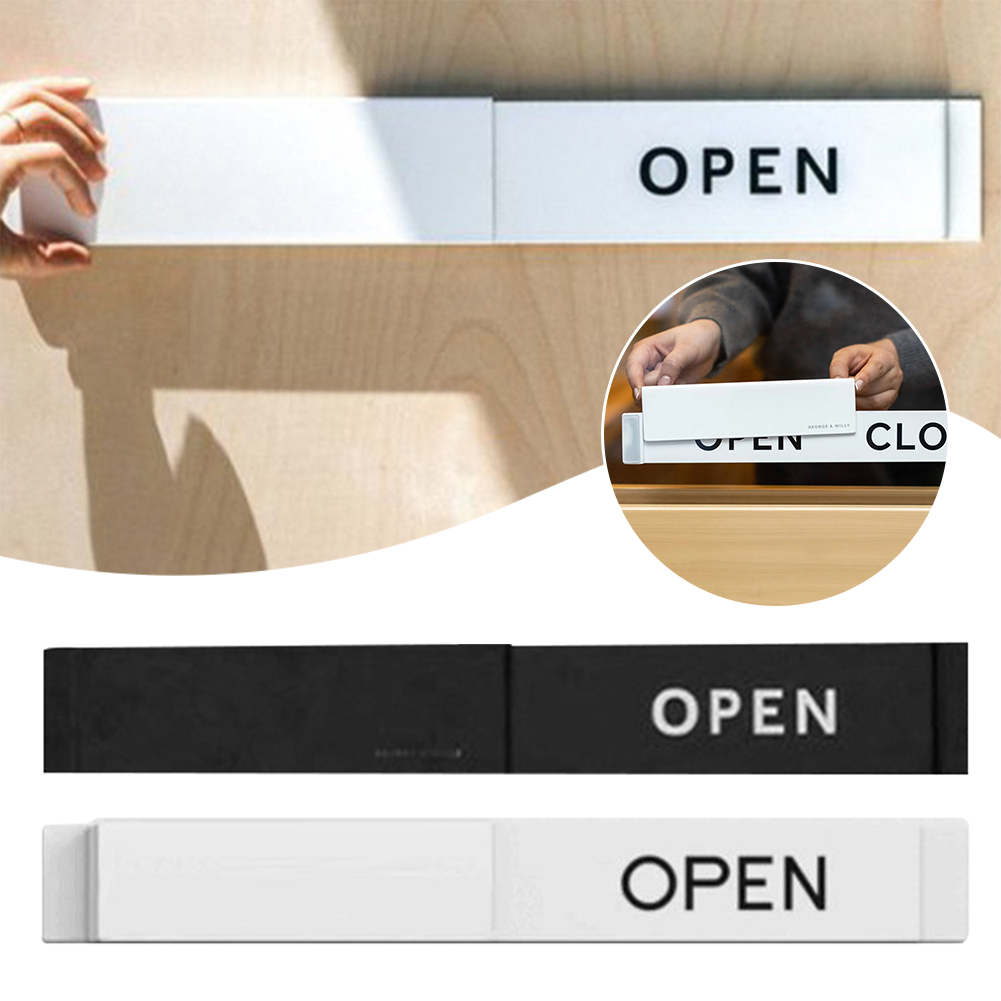 Panneau ouvert/fermé pour entrée de magasin, panneau d'affichage robuste et facile à lire pour magasin