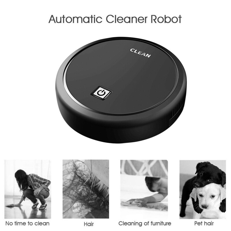 Automaattinen usb lataus langaton ing robotti pölynimuri johdoton pölynimuri robotti matto robotit moppi robotti musta