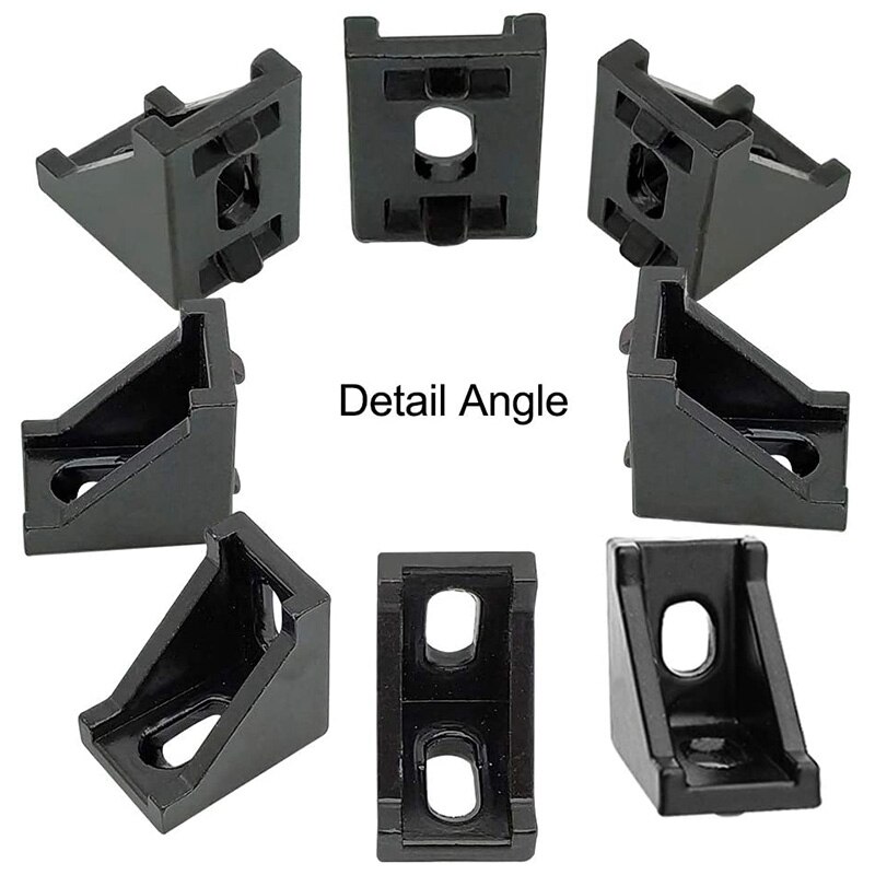 Aluminium Profiel Connector Set, Hoek Beugel, T-Moer En Hex Schroef Voor Slot 6Mm 20S Aluminium Rail Montage