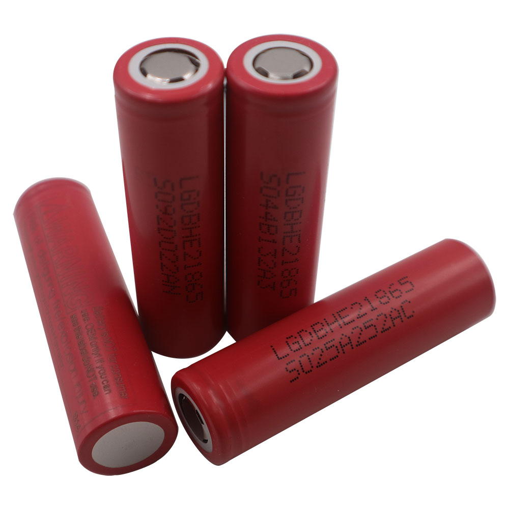 C & P LGDBHE21865 Batterijen Mobiele 2500 Mah 10 Stuks INR18650 Li-Ion 3.6V 2.5Ah High Power Battery Cell Ontlading rate 20A