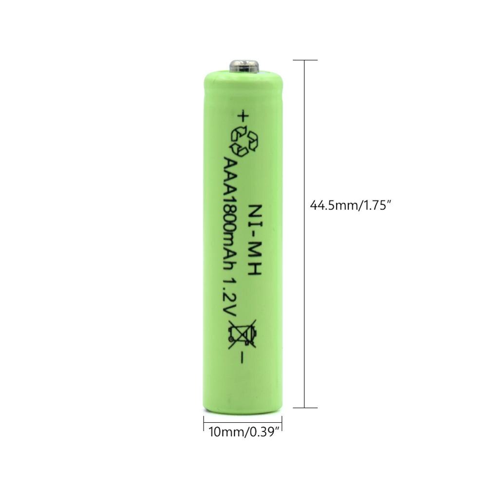 4-20Pcs AAA Nimh Batterij 1.2V NI-MH 1800mAh AAA 3a Oplaadbare Mobiele Aaa Nimh Batterijen grote Macht