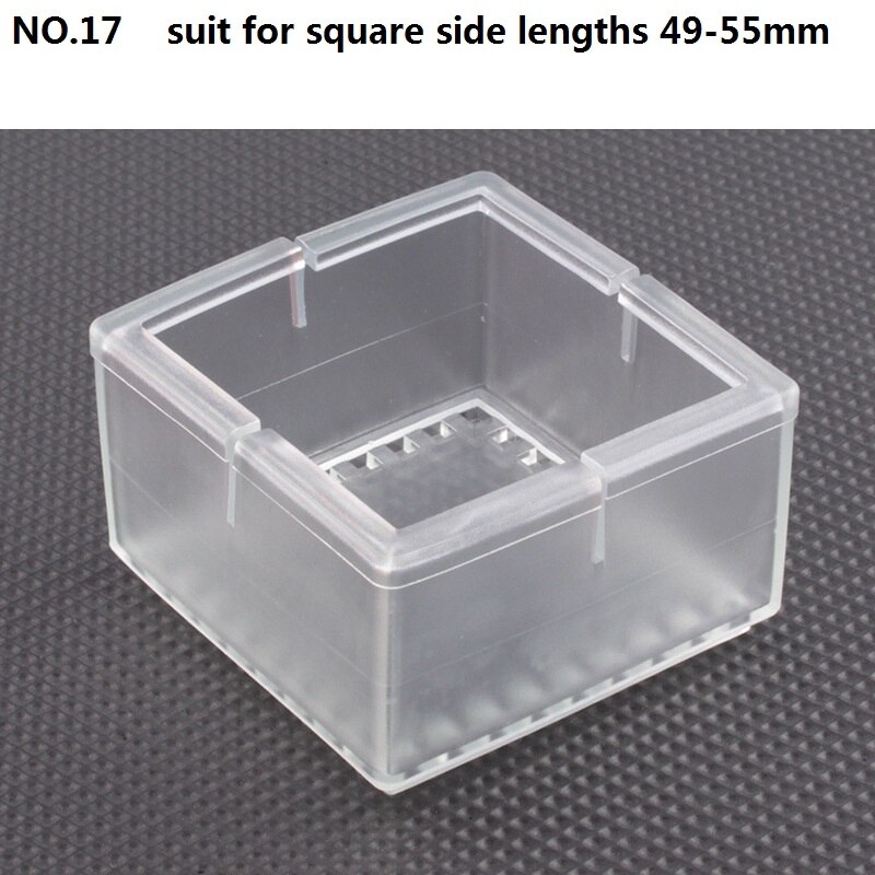 Non-slip Table Chair Foot Cover Foot Pad Furniture Leg Floor Protection Pad Wear-resisting Stool Chair Table Legs Protector: M  16pcs covers