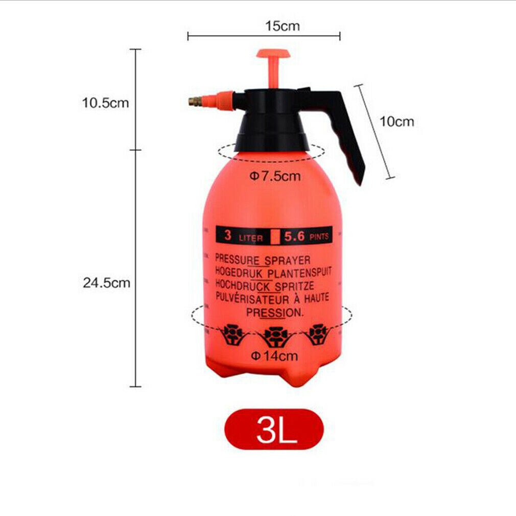 1 pc 2l/3l tryk sprayflaske håndholdte sprøjter hjem haven vandpumpe flaske sprøjte vanding forsyninger: 3 l