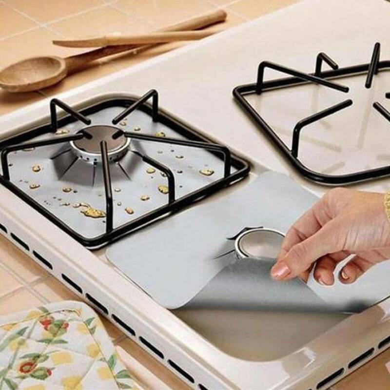 Reusable Gas Hob Protector Non Stick Stove Range Liner Top Gas Hob Cooker Cover