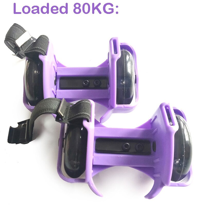 FITSHAPE lashing Roller Skating Shoes Small Whirlwind Pulley Flash Wheel Roller Skates Sports Rollerskate Shoes for Kids Adult: 80kg PU purple
