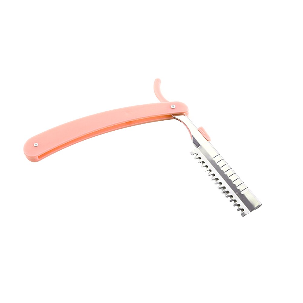 ETEREAUTY Women Folding Eyebrow Facial Razor Shapers Shaving Grooming Trimmers for ladies with 5pcs Replacable Blades