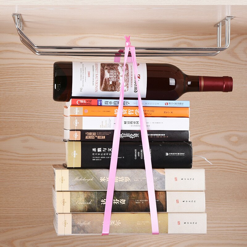 Estante de vino de acero inoxidable, barra de soporte de cristal para Hotel, estante de cristal para el hogar, cocina, soporte para colgar tazas, estantes para copas de vino, 1/2/3/4 filas