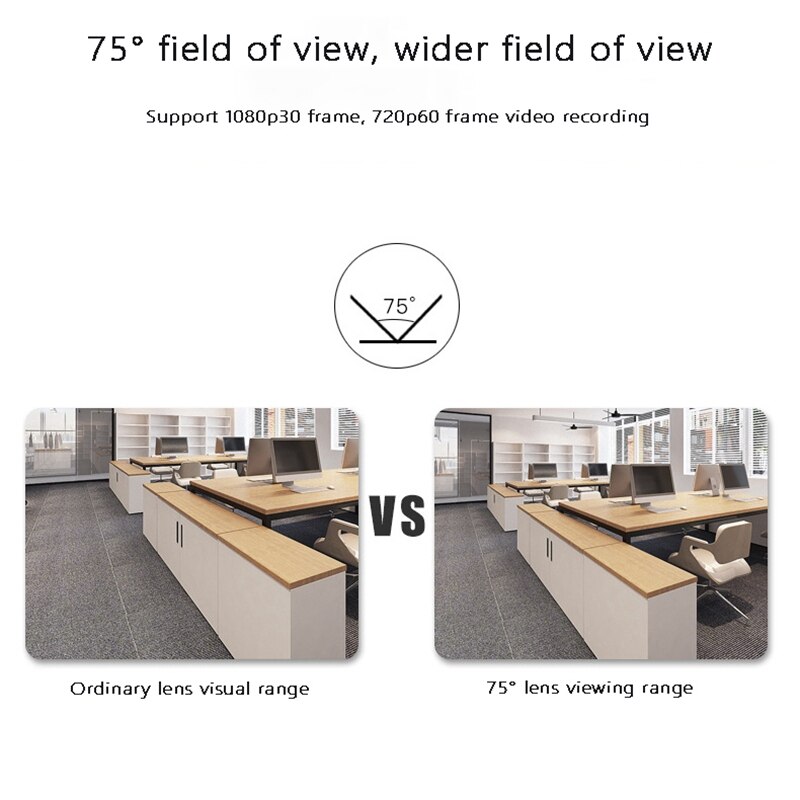 Camera Module 1080P 5 Million Pixels 1.8 Aperture 75° Wide Angle OV5647 Chip for Raspberry Pi 2/4/3B+