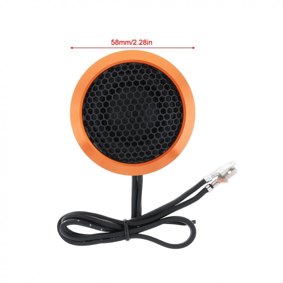 2pcs 25mm 60W Universal High Efficiency Mini Car Dome Tweeter Stereo Speakers for Car Audio System