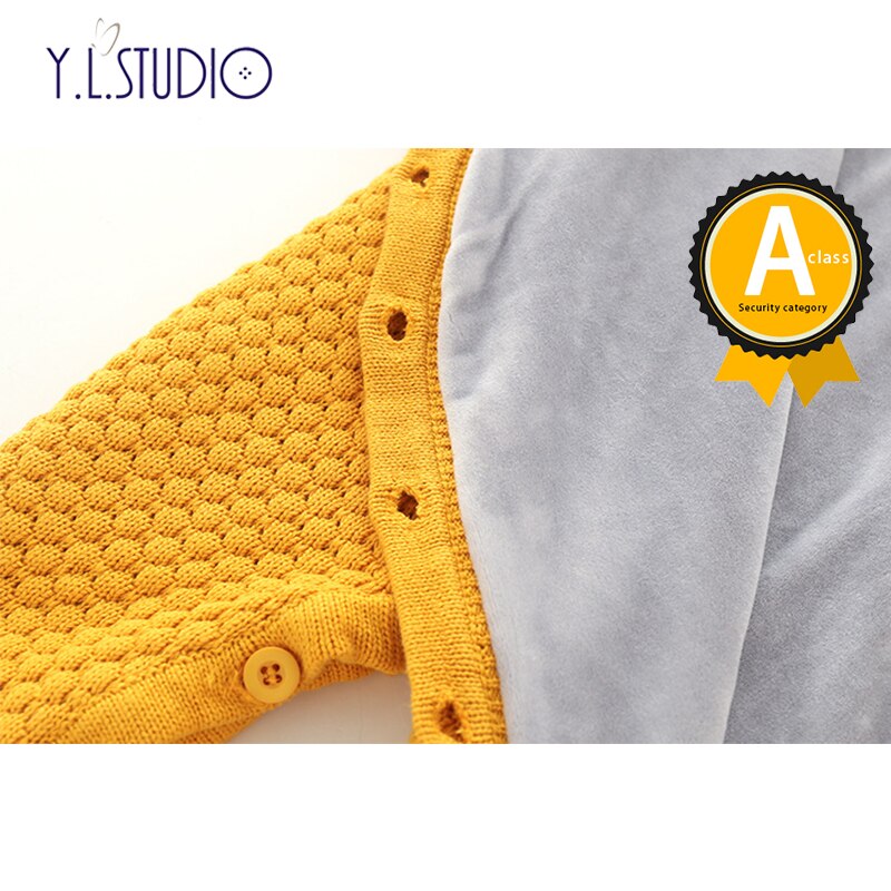 Winter Baby Junge Wolle Overall für Mädchen Kleidung Stich Lange Hülsenspielanzug Verdicken Warme Onesies Wenig Baby Overall für freundlicher